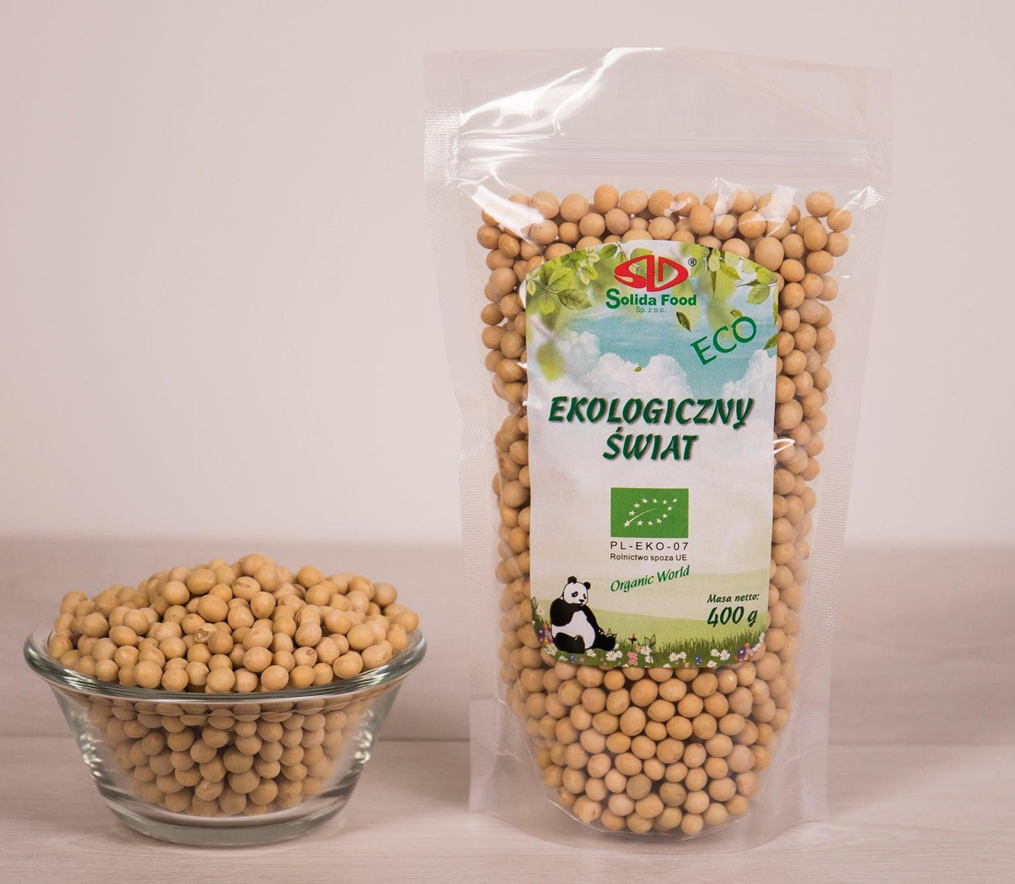 Soja ziarno BIO 400g