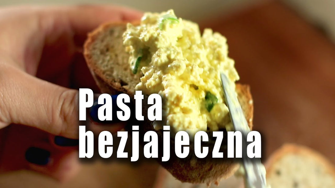 Wegańska pasta bezjajeczna z Tofu [wideo] | Przepis na tofu