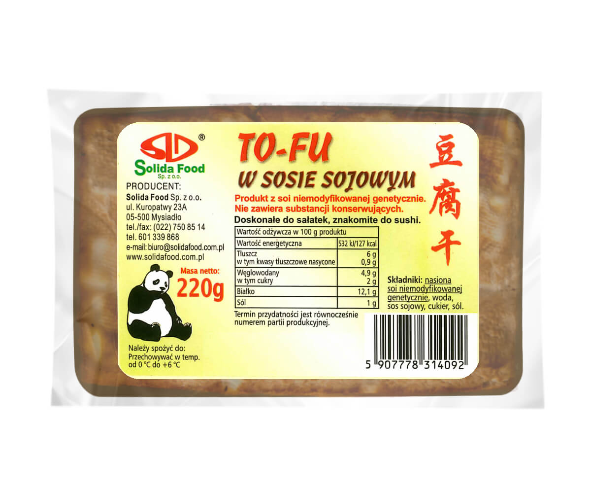 Tofu w sosie sojowym