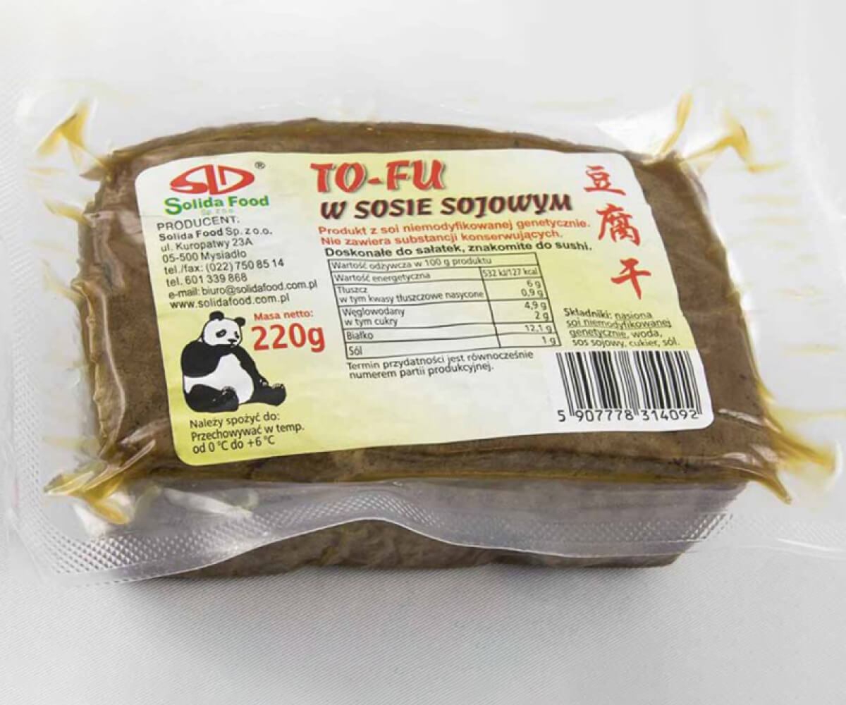 Tofu w sosie sojowym