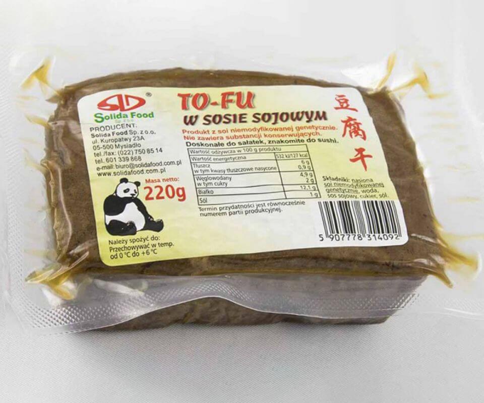 Tofu w sosie sojowym